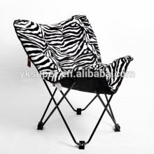 New design Leisure padded foldable butterfly chair